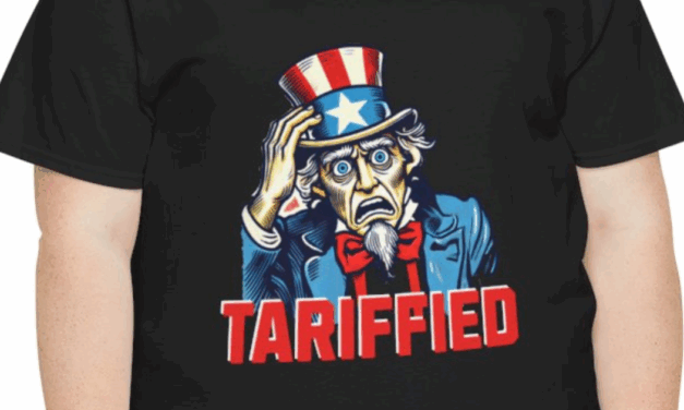 Tariff Protest Tee – Angry Uncle Sam TARIFFIED