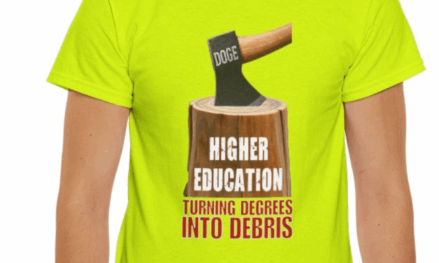 Turning Degrees to Debris DOGE Axe T-Shirt