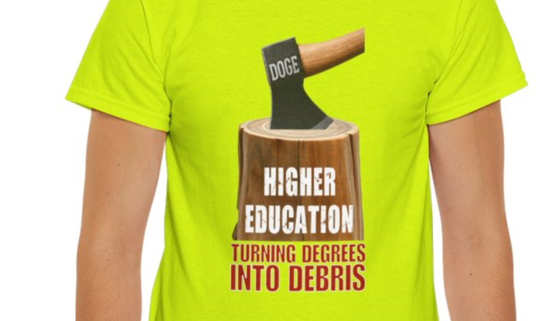 Turning Degrees to Debris DOGE Axe T-Shirt