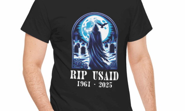 RIP USAID 1961 – 2025 Spooky Graveyard T-Shirt