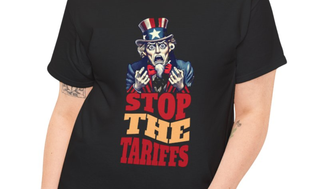 Stop the Tariffs Angry Uncle Sam T-Shirt