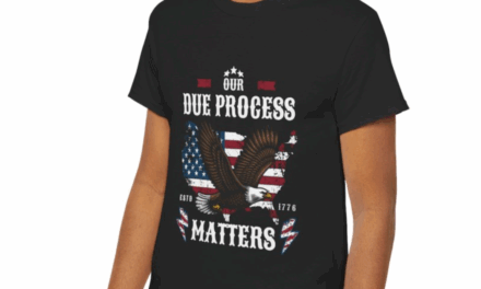 Due Process Matters, Patriotic Eagle T-Shirt