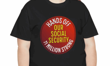 Hands Off Our Social Security, 71 Million Strong Unisex Heavy Cotton Tee