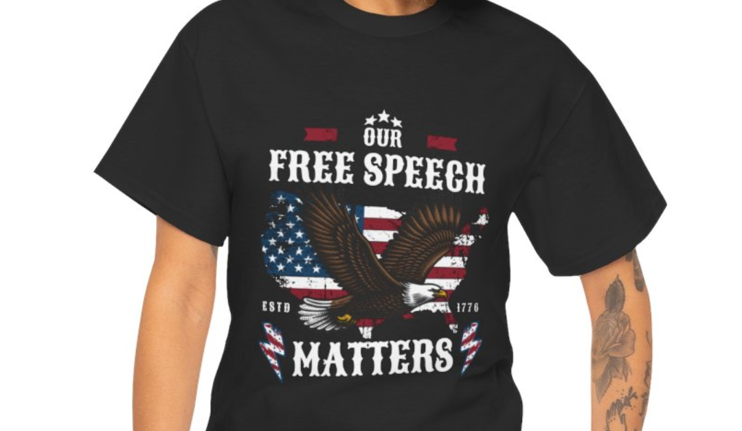Free Speech Matters, Patriotic Eagle T-Shirt