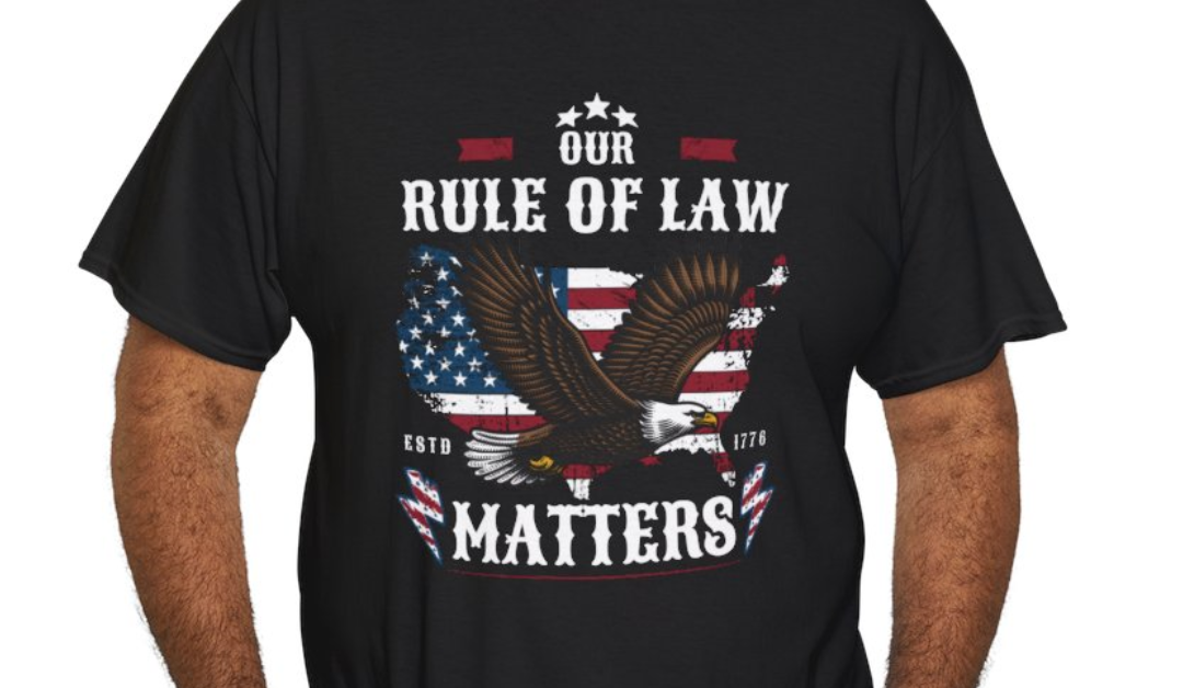 The Rule of Law Matters, Patriotic Eagle, Unisex T-Shirt