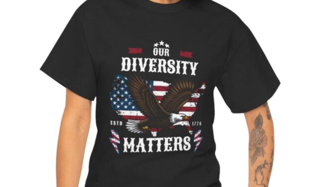 Diversity Matters, Patriotic Eagle, Unisex T-Shirt