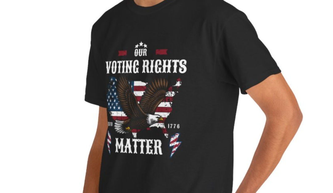 Voting Rights Matter, Patriotic Eagle, Unisex T-Shirt