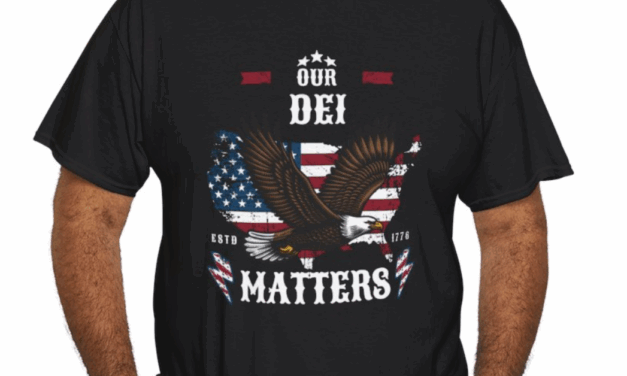 DEI Matters, Patriotic Eagle, Unisex T-Shirt