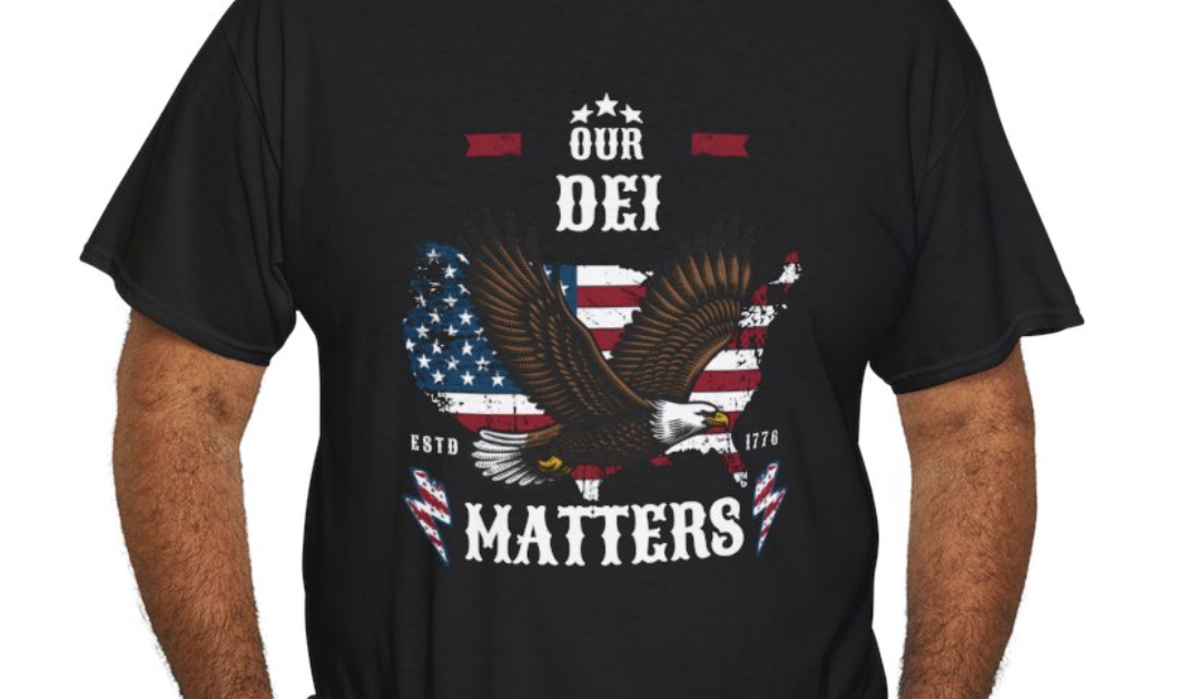 DEI Matters, Patriotic Eagle, Unisex T-Shirt