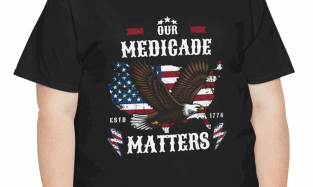 Medicade Matters, Patriotic Eagle Unisex T-Shirt