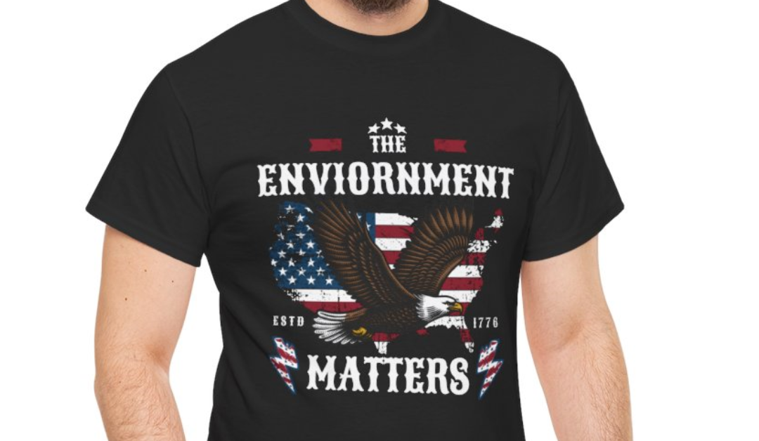The Environment Matters, Patriotic Eagle Unisex T-shirt