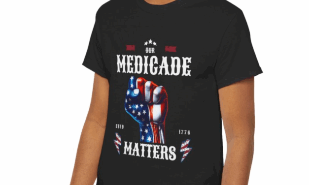 Medicade Matters, Patriotic Fist Unisex T-Shirt