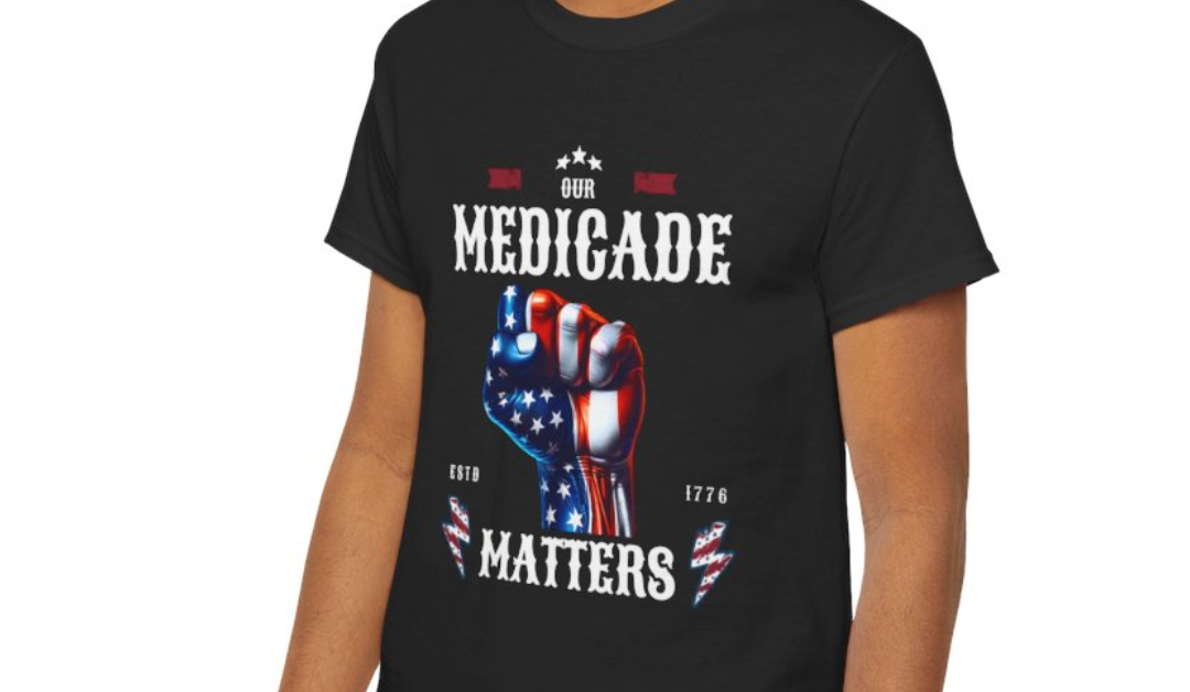 Medicade Matters, Patriotic Fist Unisex T-Shirt