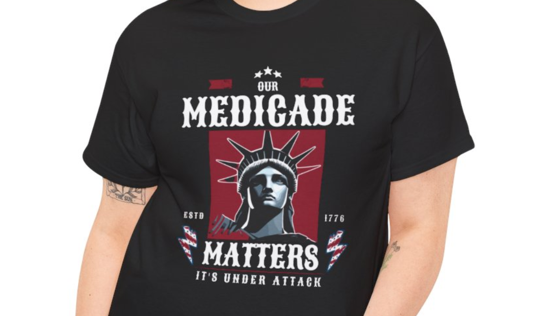Medicade Matters, Statue of Liberty Unisex Cotton T-Shirt