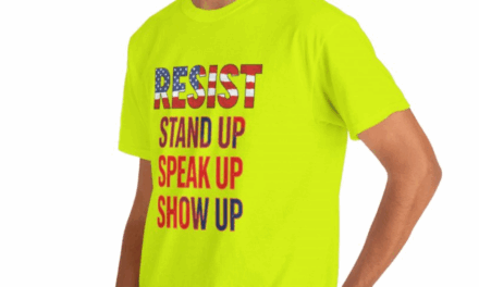 Resist T-Shirt – Stand Up, Speak Up, Show Up Design
