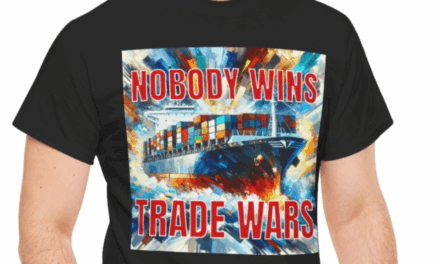 Nobody Wins Trade Wars, Stormy Ship T-Shirt