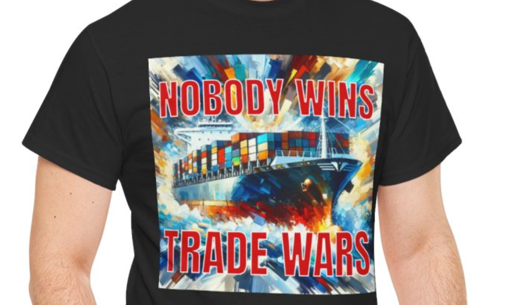Nobody Wins Trade Wars, Stormy Ship T-Shirt