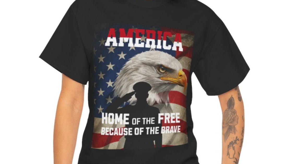 Home of the Free Because of the Brave T-Shirt