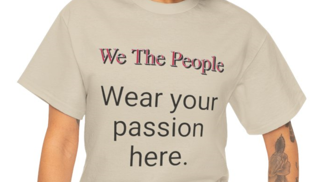 Customizable We The People T-Shirt – Add Your Own Text