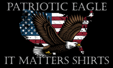 Video: Patriotic T-Shirt – It Matters -Flying Eagle and Flag Design