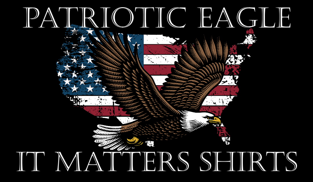 Video: Patriotic T-Shirt – It Matters -Flying Eagle and Flag Design