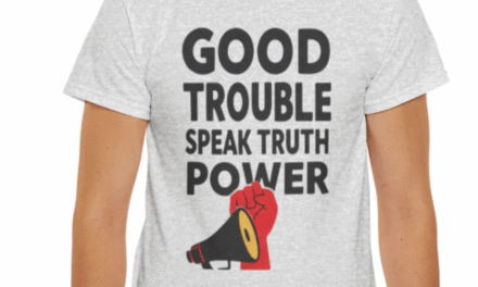 Good Trouble Speak Truth To Power Shirt – Megaphone Fist Design