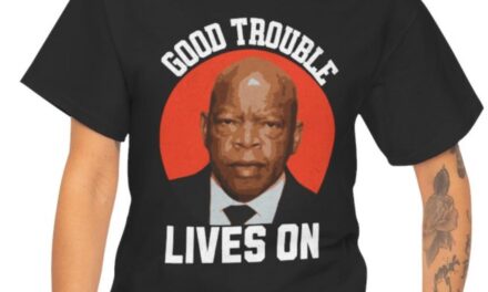 Good Trouble Lives On T-Shirt – John Lewis Design