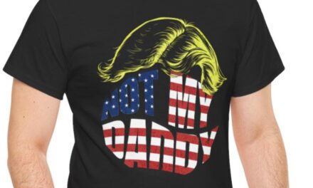 Not My Daddy t-Shirt – Patriotic Text Design