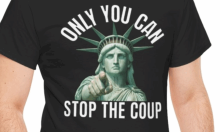 Only You Can Stop the Coup T-Shirt – Statue of Liberty Design
