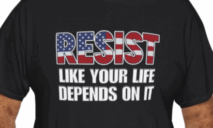 RESIST Like Your Life Depends On It T-Shirt – Patriotic Design
