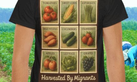 Harvested By Migrants T-shirt – Protest and Awareness Design