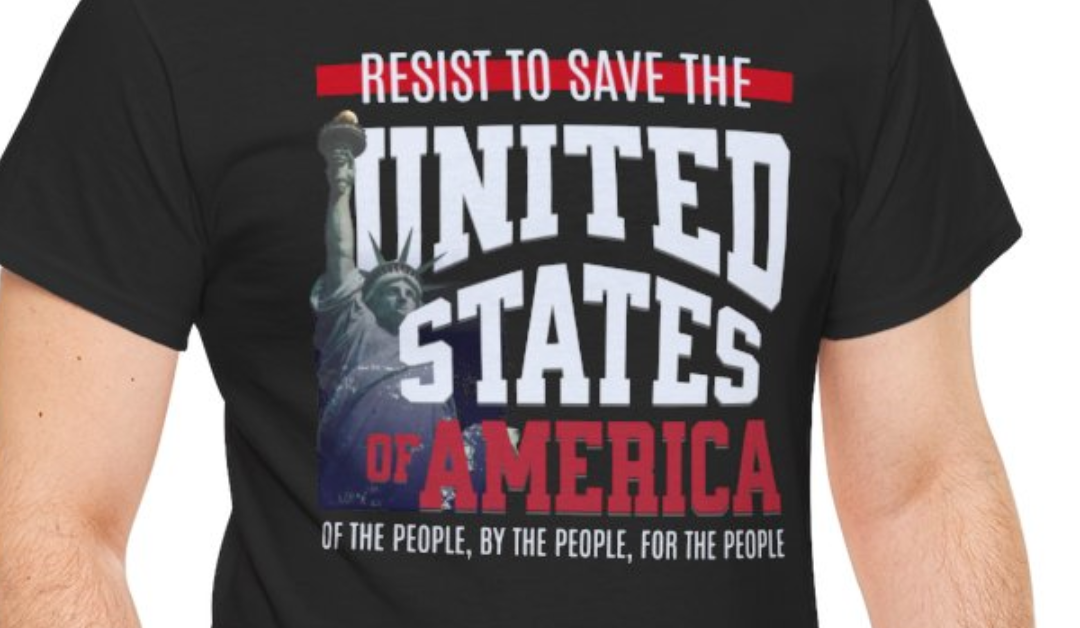 Risist To Save The USA T-Shbirt – Statue Of Liberty Design