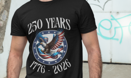 Soaring Eagle Badge 250 Year Anniversary 1776-2026 T-Shirt