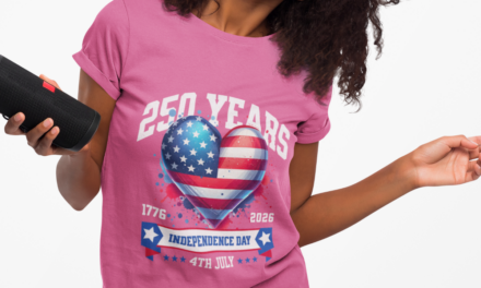 Patriotic Heart 250 Year Anniversary 1776-2026 T-Shirt