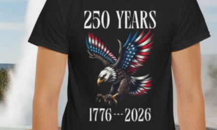 Patriotic Landing Eagle 250 Year Anniversary 1776-2026 T-Shirt