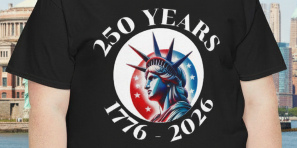 Statue of Liberty Head 250 Year Anniversary 1776-2026 T-Shirt