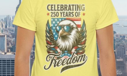 Eagle With Sunglasses and Flag 250 Year Anniversary 1776-2026 Tee